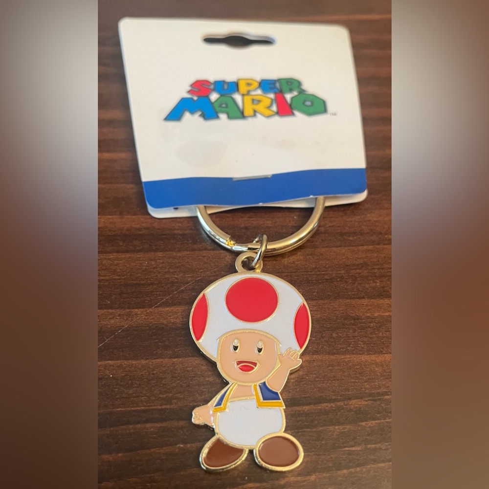 Toad Keychain - Nintendo Super Mario (Nintendo World - NYC, 2010) - NEW w/ TAG
